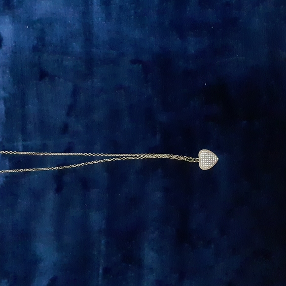 Gemelli Gold Necklace with Heart - Picture 3 of 3